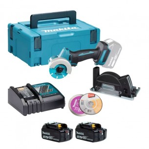 Акумулаторна безчеткова отрезна машина Makita DMC300RFJ, LXT 18 V, 76 mm, 2 × 3,0 Ah / DMC300RFJ